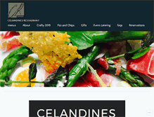 Tablet Screenshot of celandines.com